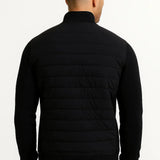 Sterling Row | Men’s Hybrid Quilted Bomber Jacket Smart Casual