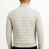 Sterling Row | Men’s Hybrid Quilted Bomber Jacket Smart Casual