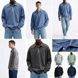 Sterling Row | Men’s Relaxed Long Sleeve Polo