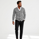 Sterling Row | Men’s Tailored V-Neck Cardigan