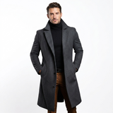 Sterling Row | Tailored Wool Overcoat for Men Timeless Winter Elegance