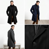 Sterling Row | Tailored Wool Overcoat for Men Timeless Winter Elegance