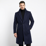 Sterling Row | Tailored Wool Overcoat for Men Timeless Winter Elegance