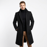 Sterling Row | Tailored Wool Overcoat for Men Timeless Winter Elegance