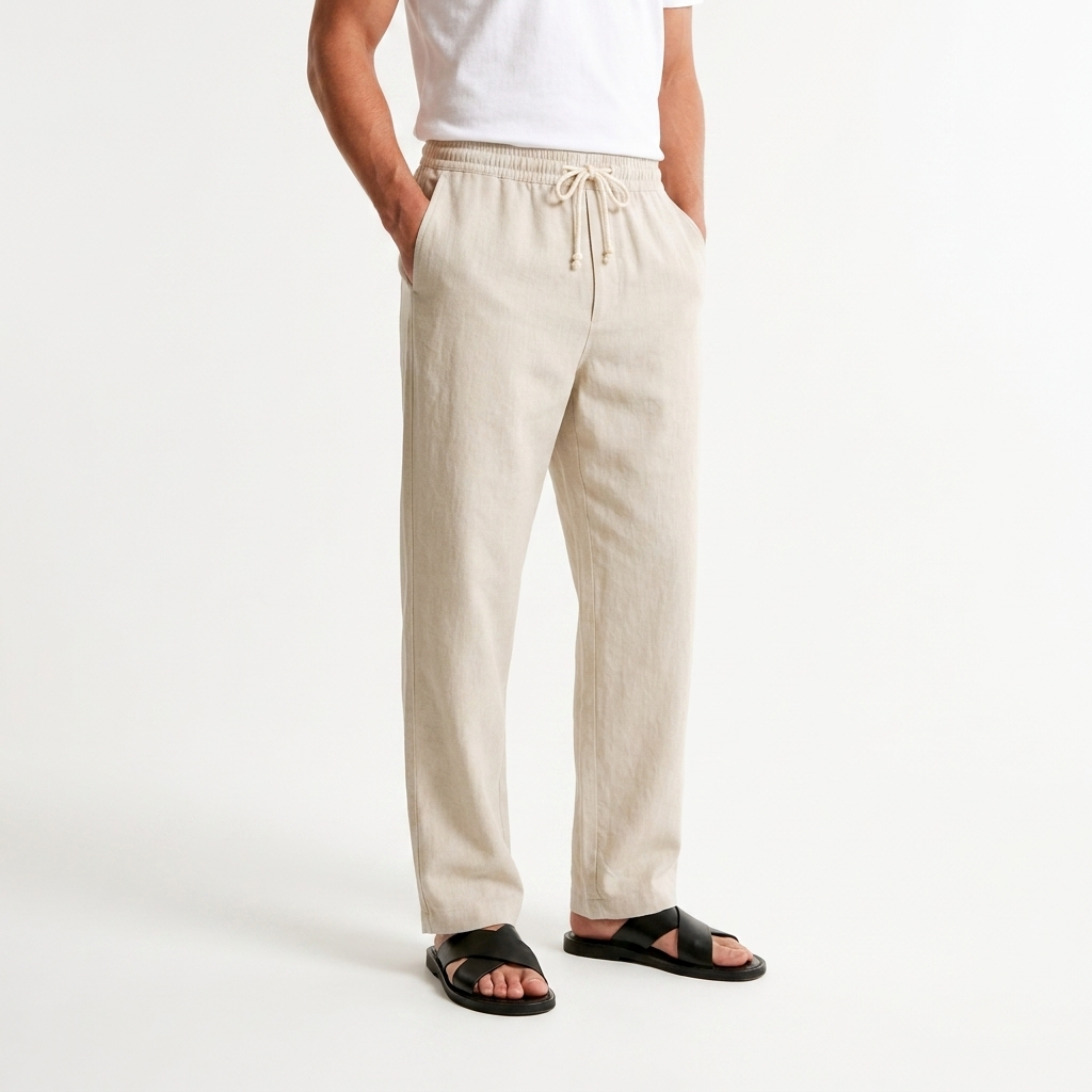 Sterling Row | Linen Drawstring Trousers