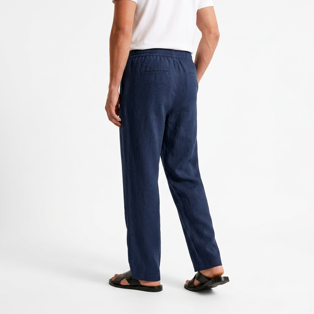 Sterling Row | Linen Drawstring Trousers