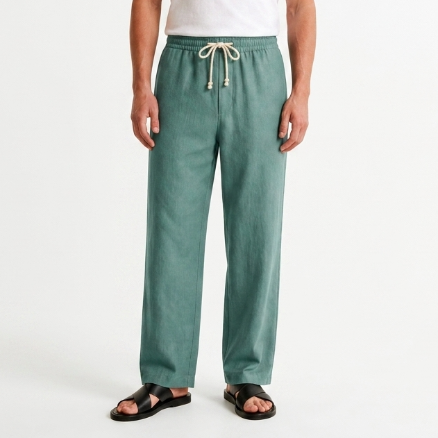 Sterling Row | Linen Drawstring Trousers