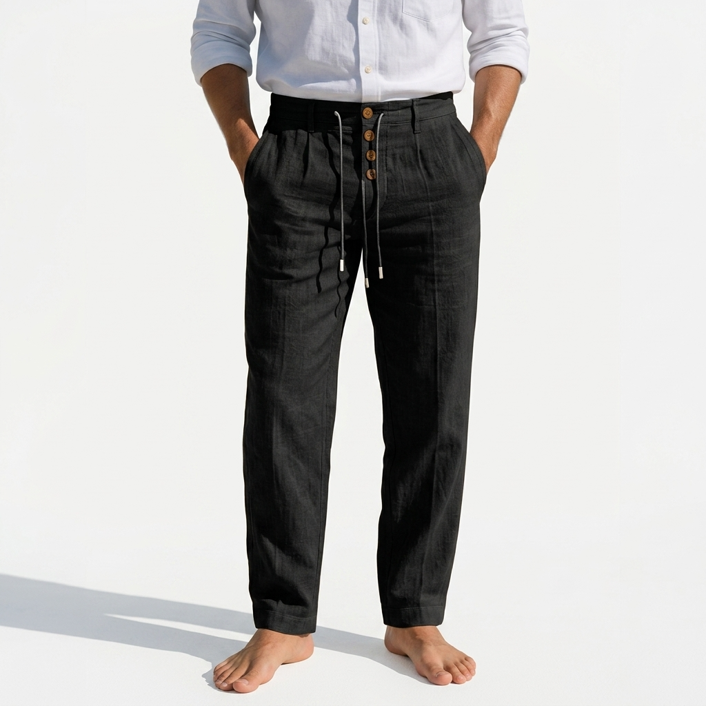 Sterling Row | Pleated Linen Trousers