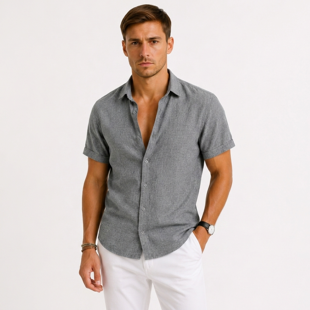 Sterling Row | Linen Shirt for Men Smart Casual Comfort