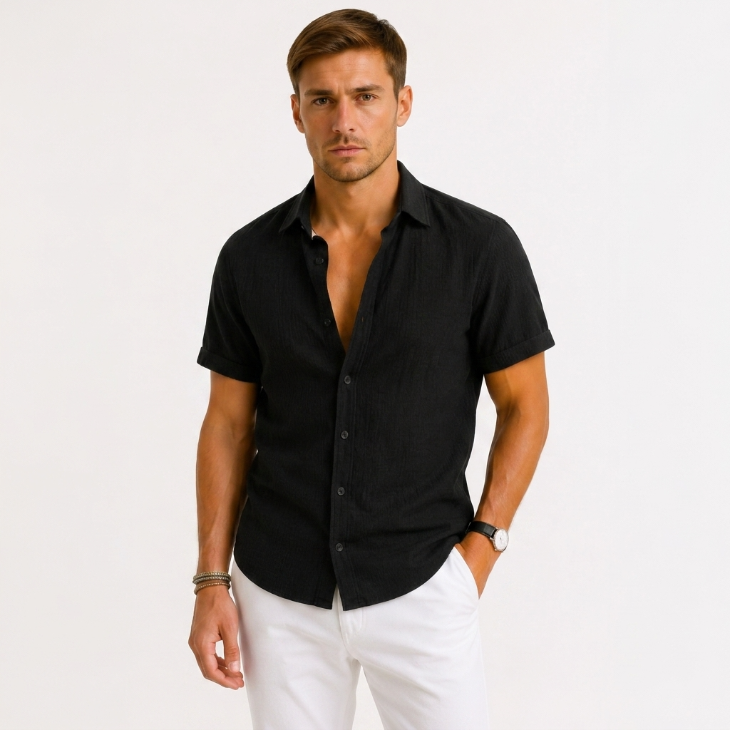 Sterling Row | Linen Shirt for Men Smart Casual Comfort