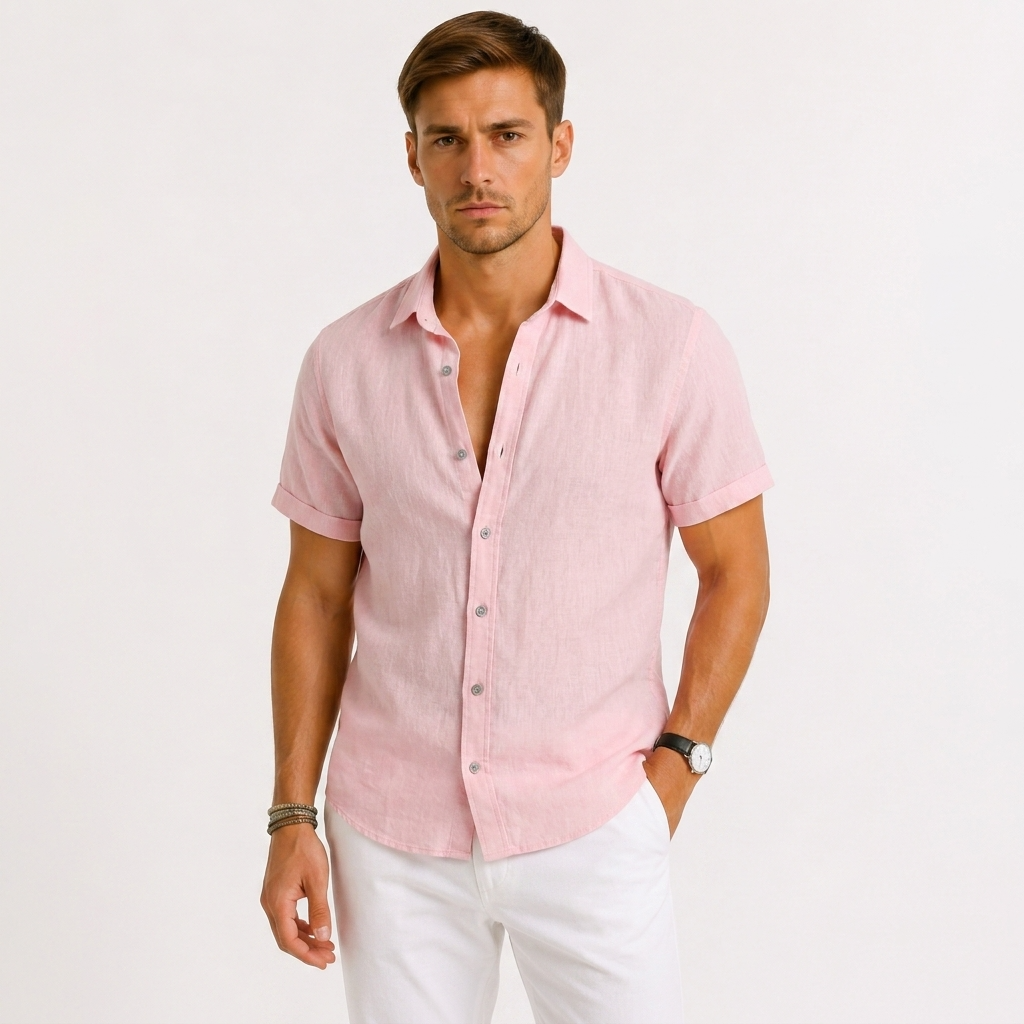 Sterling Row | Linen Shirt for Men Smart Casual Comfort