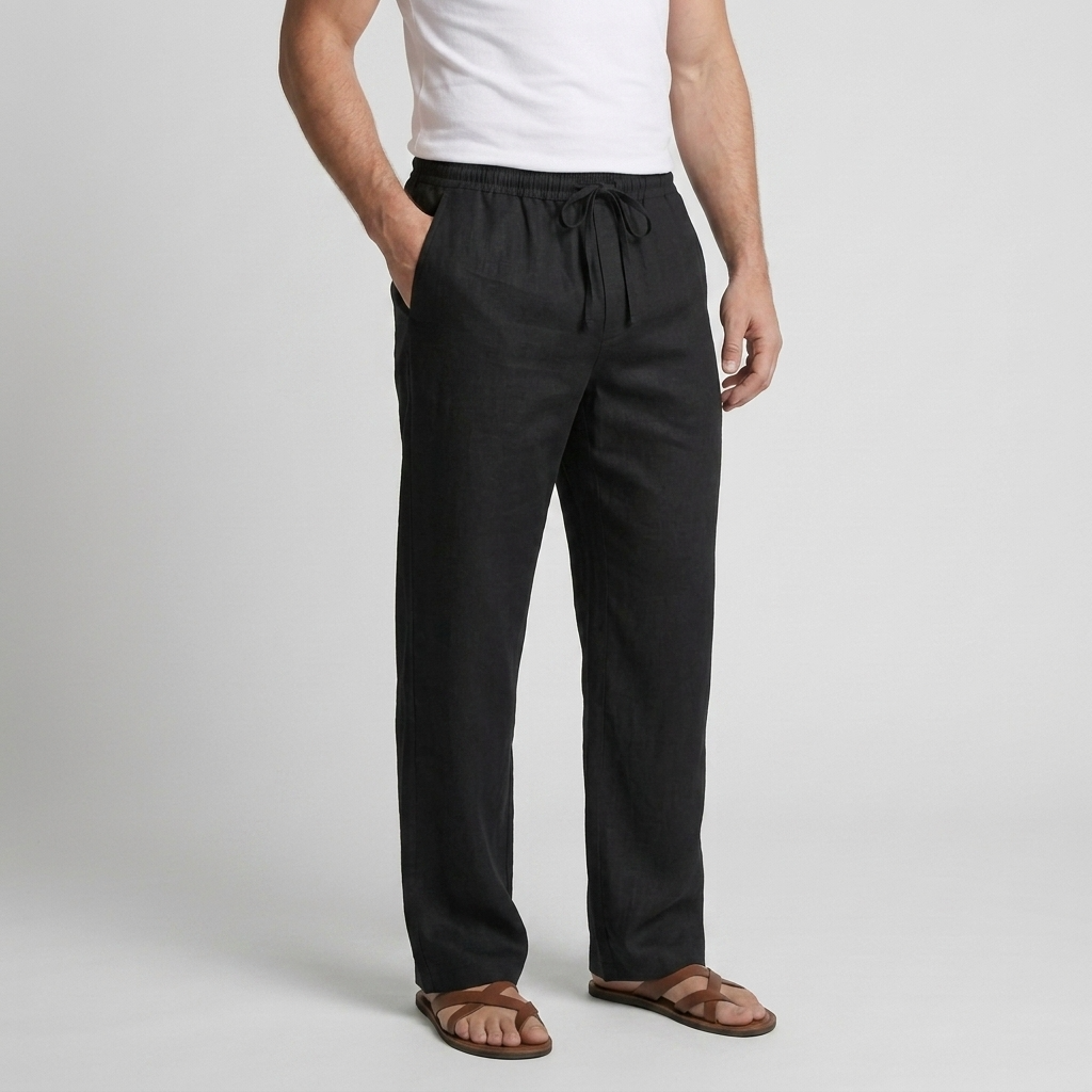 Sterling Row | Men’s Zen Linen Lounge Trousers