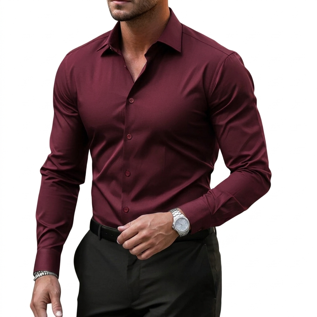Sterling Row | Men’s Tailored Long Sleeve Smart Casual Shirt