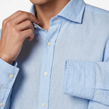 Sterling Row | Classic Linen Button Shirt for Men