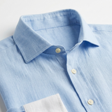Sterling Row | Classic Linen Button Shirt for Men