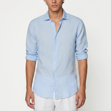 Sterling Row | Classic Linen Button Shirt for Men