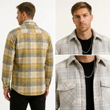 Sterling Row | Men’s Check Overshirt Jacket