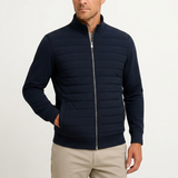 Sterling Row | Men’s Hybrid Quilted Bomber Jacket Smart Casual