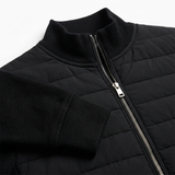 Sterling Row | Men’s Hybrid Quilted Bomber Jacket Smart Casual