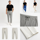 Sterling Row | Textured Tailored Trousers