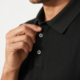 Sterling Row | Men’s Merino Knit Polo Shirt Smart Casual Luxury