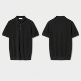 Sterling Row | Men’s Merino Knit Polo Shirt Smart Casual Luxury