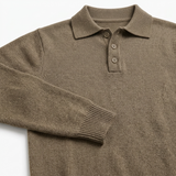 Sterling Row | Men’s Knit Polo Sweater Long Sleeve Smart Casual