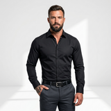 Sterling Row | Men’s Stretch Wrinkle Resistant Dress Shirt Slim Fit