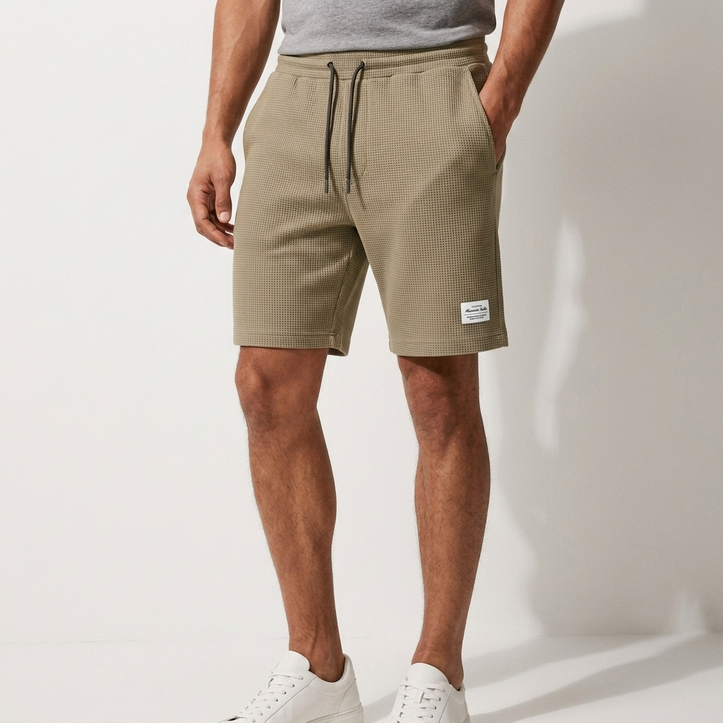 Sterling Row | Men’s Textured Drawstring Shorts
