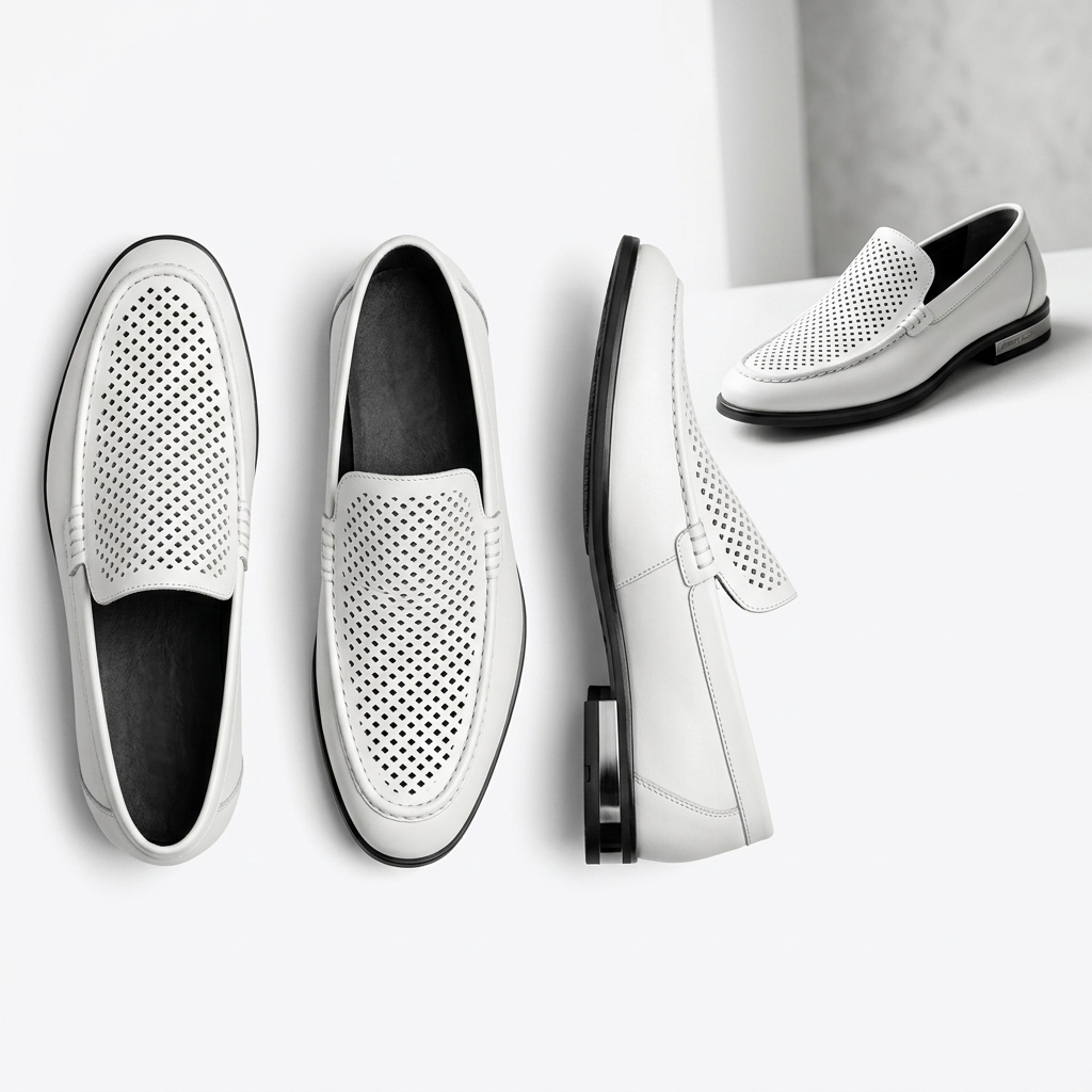 Sterling Row | Men’s Leather Slip-On Loafers