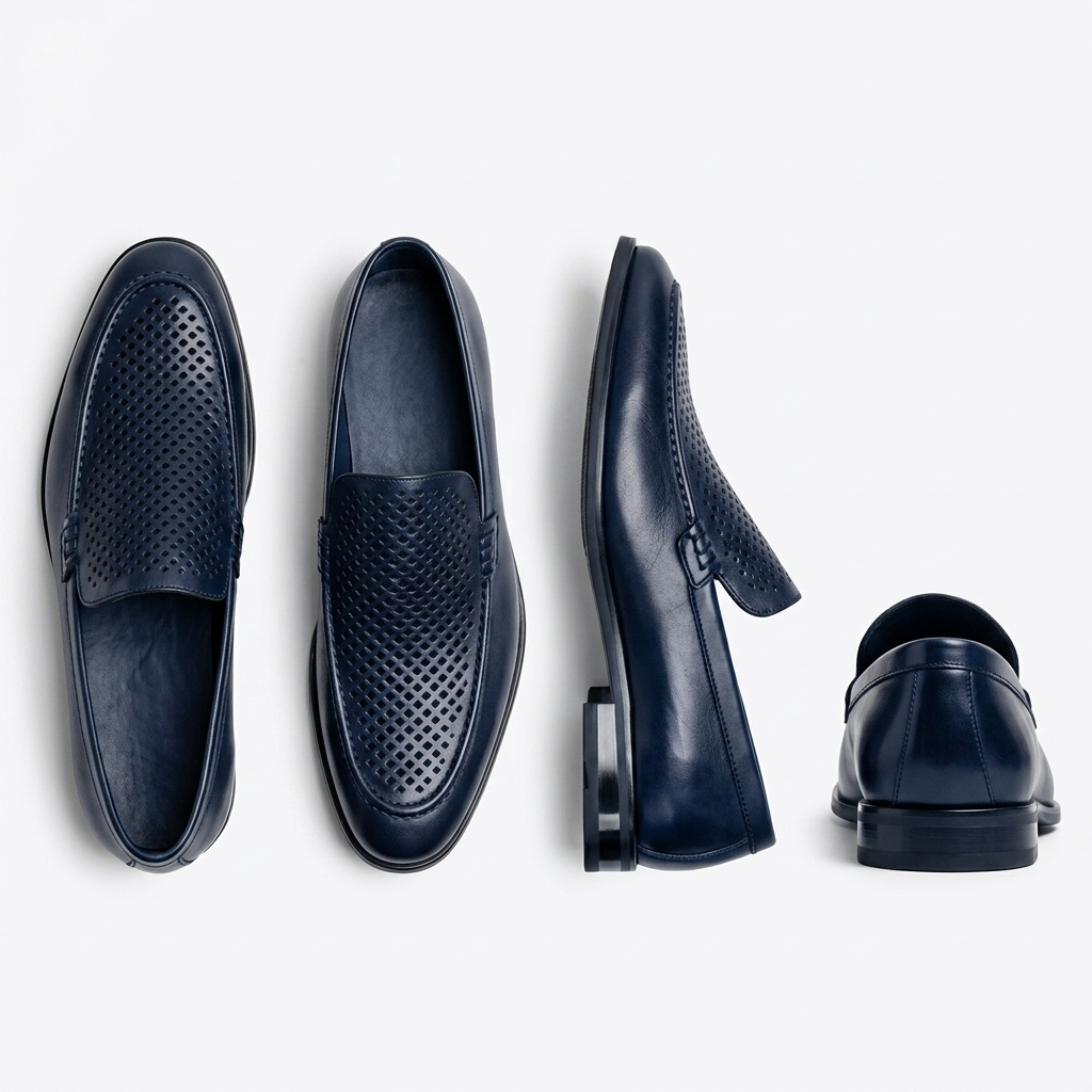 Sterling Row | Men’s Leather Slip-On Loafers