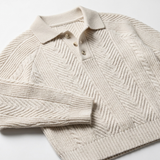 Sterling Row | Men’s Textured Knitted Polo