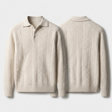 Sterling Row | Men’s Textured Knitted Polo