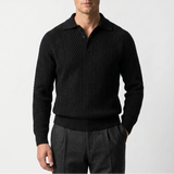 Sterling Row | Men’s Textured Knitted Polo