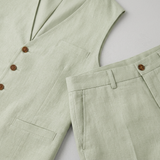 Sterling Row | Men’s Linen Waistcoat Summer Set