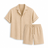 Sterling Row | Men’s Linen Camp Collar Summer Set