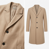 Sterling Row | Tailored Wool Overcoat for Men Timeless Winter Elegance