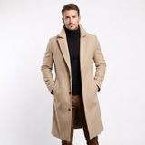 Sterling Row | Tailored Wool Overcoat for Men Timeless Winter Elegance