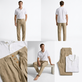 Sterling Row | Pleated Linen Trousers