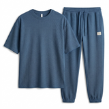 Sterling Row | Men’s Cotton Travel Lounge Set
