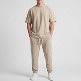 Sterling Row | Men’s Cotton Travel Lounge Set