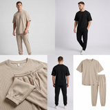 Sterling Row | Men’s Cotton Travel Lounge Set