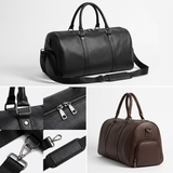 Sterling Row | Men’s Leather Weekender Duffel Bag
