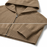 Sterling Row | Merino Wool Hooded Knit Jacket for Men Refined Winter Comfort