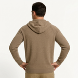 Sterling Row | Merino Wool Hooded Knit Jacket for Men Refined Winter Comfort
