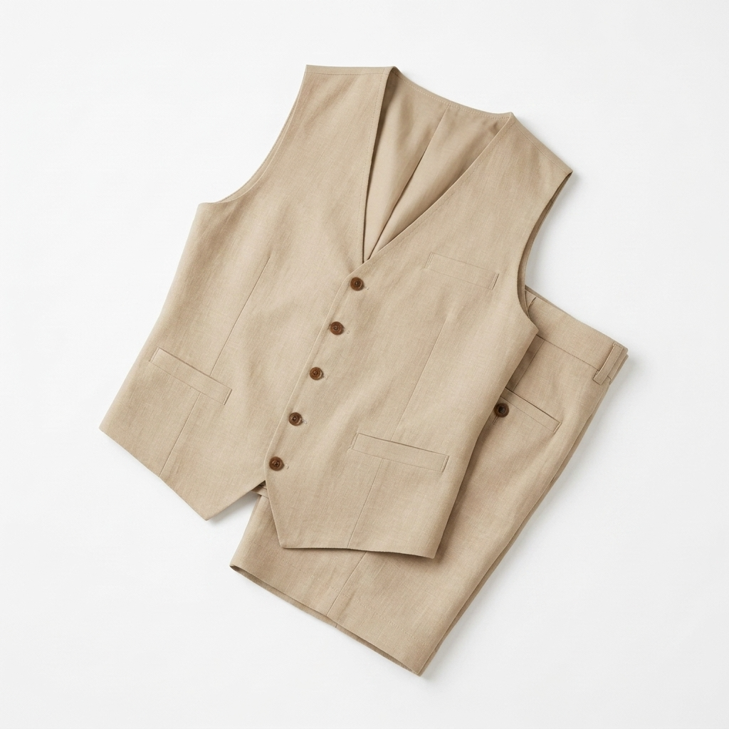 Sterling Row | Men’s Linen Waistcoat Summer Set