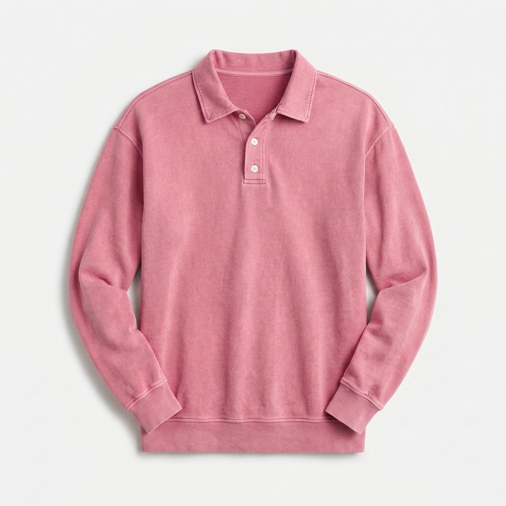 Sterling Row | Men’s Relaxed Long Sleeve Polo