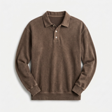 Sterling Row | Men’s Relaxed Long Sleeve Polo