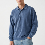 Sterling Row | Men’s Relaxed Long Sleeve Polo