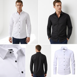 Sterling Row | Men’s Wrinkle-Free Stretch Business Shirt